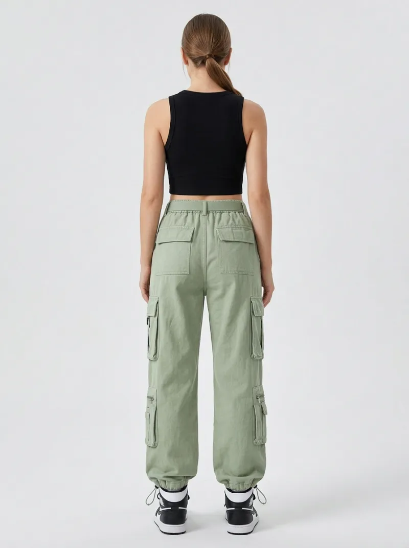 Functional Multi Pocket Activewear Women's Multi Pocket Cargo Pants