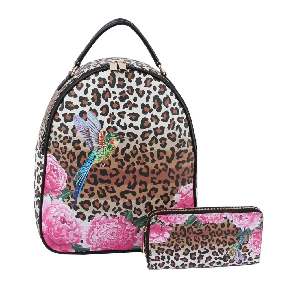 Animal Print Travel Backpack
