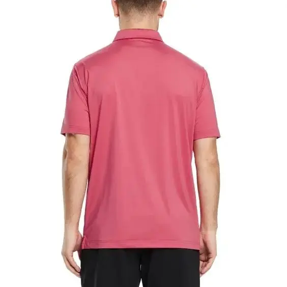 Mens Casual Dry Fit Performance Designed Collared Golf Polo Shirts for Men Plus Size Tops