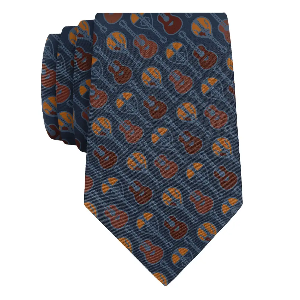 Guitar Pattern Necktie