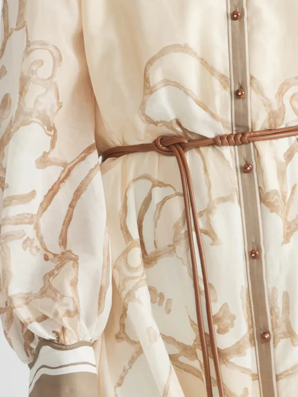 Casual Style Long Sleeve Mini Robe