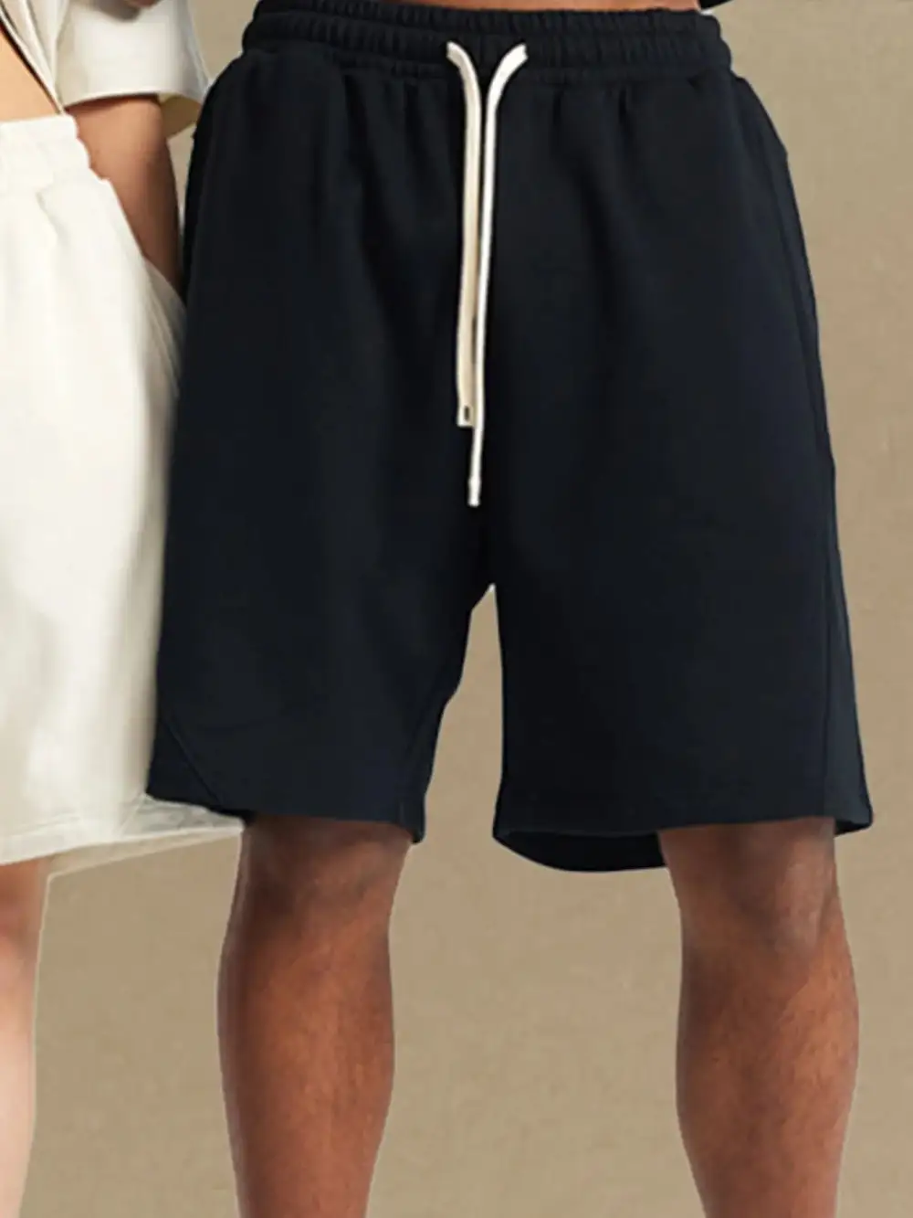 Soft Cotton Blend Easy Waist Casual Shorts