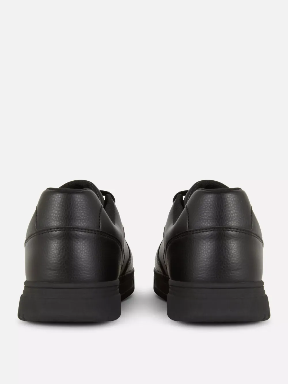 Classic Shiny Waterproof Round Head Lace-Up Sports Shoes