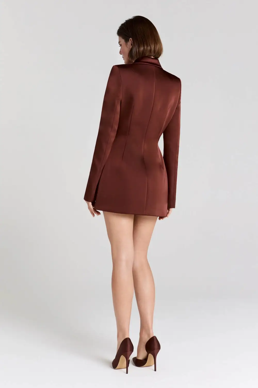 Modern Double Breasted Blazer Exquisite Mini Dress