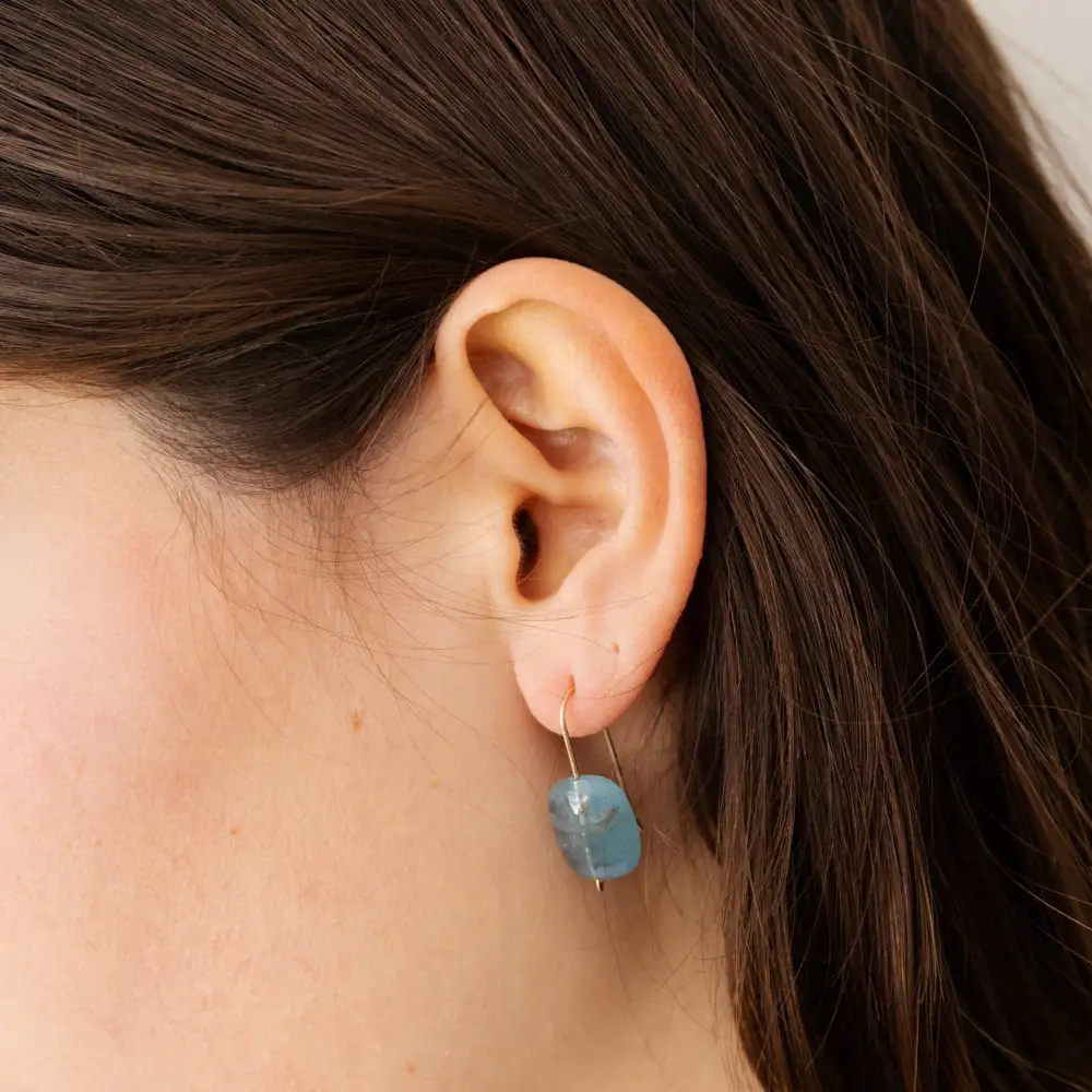 Aquamarine Drop Earrings