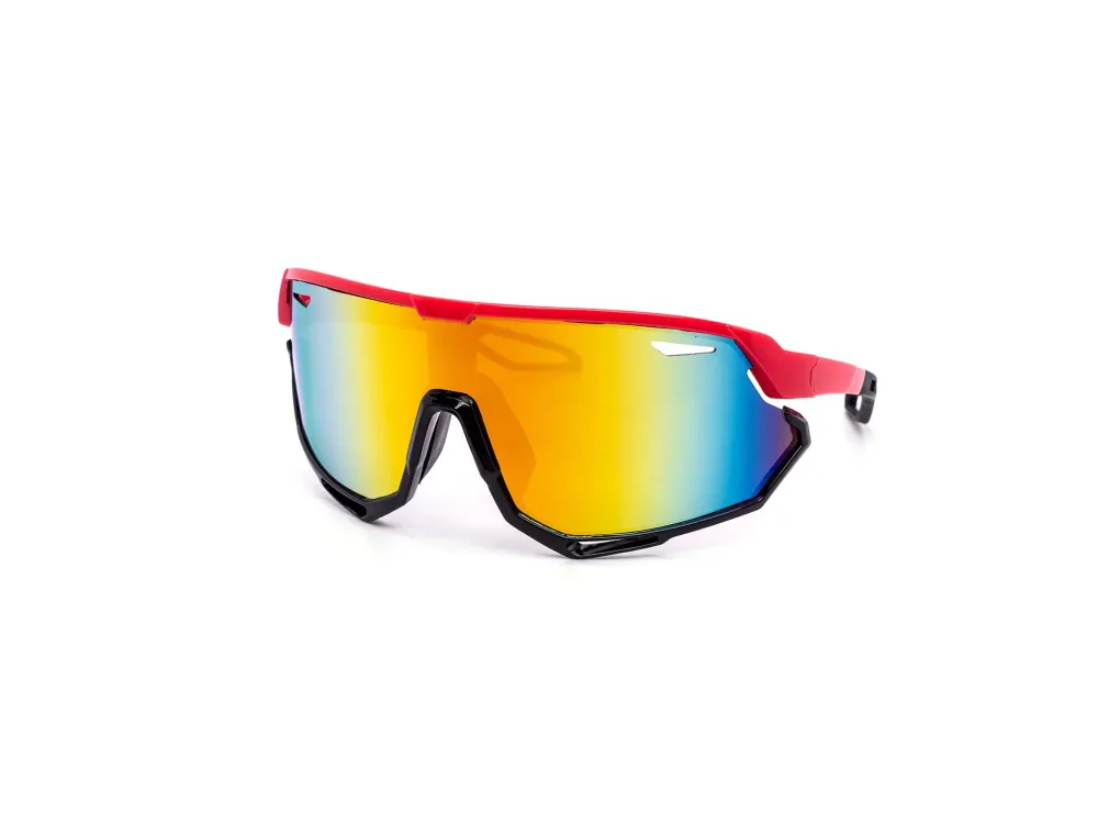 12-Pack Oversized Sport Shield Dark Lens Sunglasses
