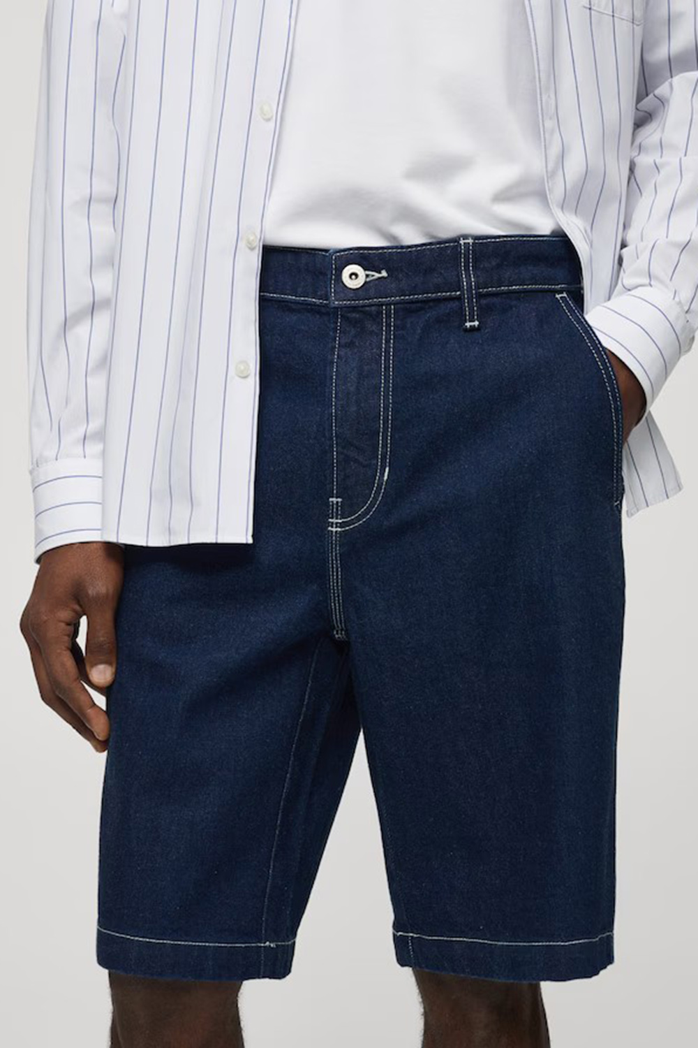 Denim Casual Style Shorts