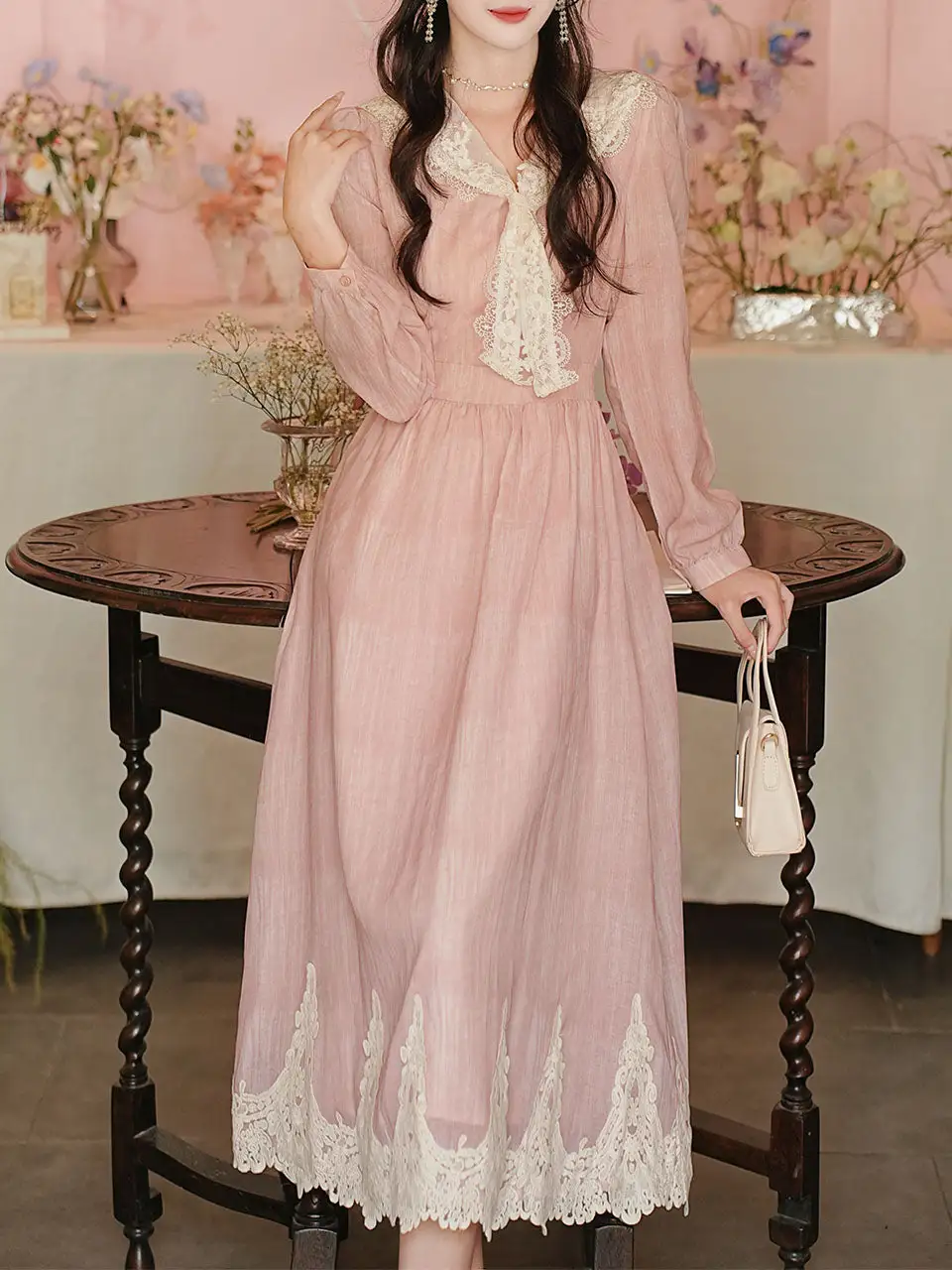 Lace Romantic Maxi Dress