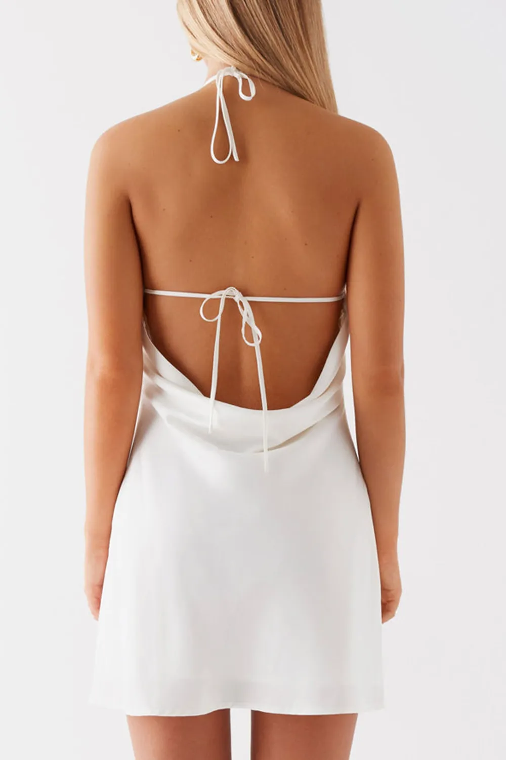 Satin Mini Dress