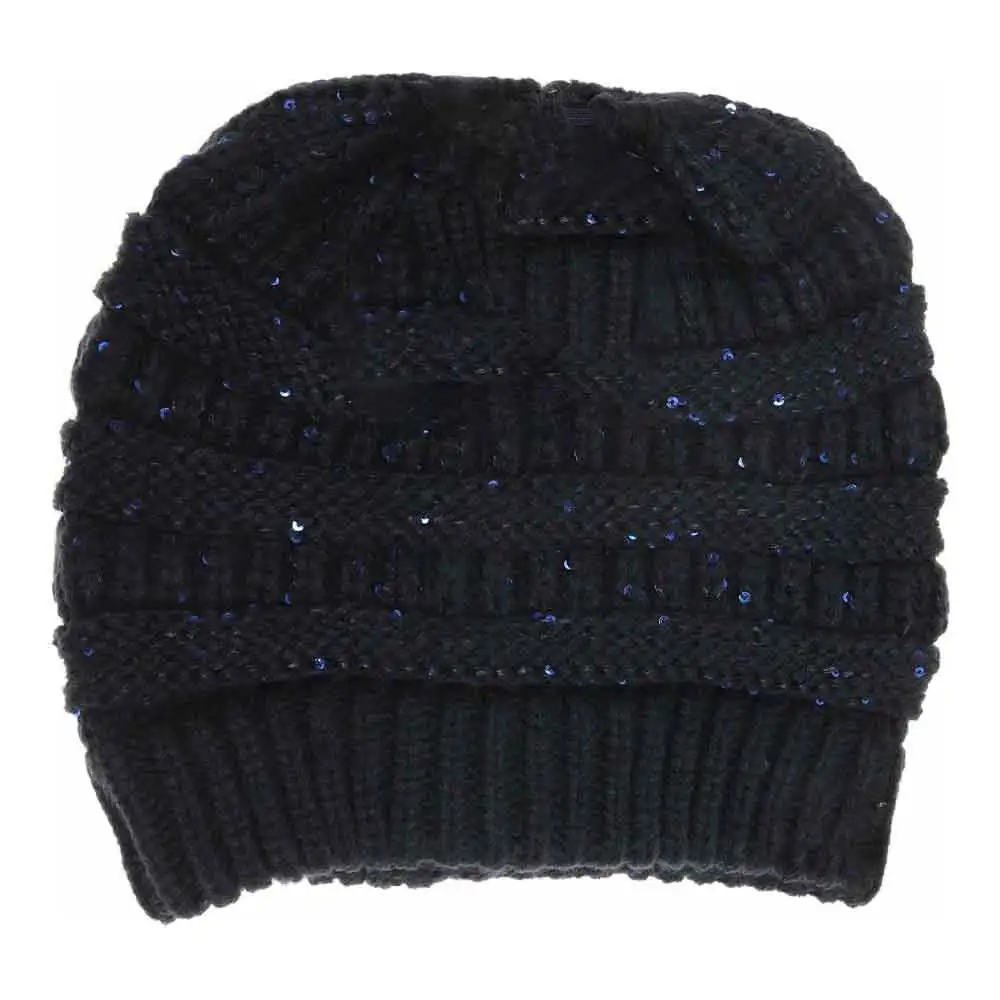 Sequin Tail Beanie