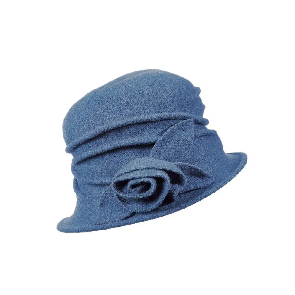 Women’s Everyday Cold Weather Wool Felt Cloche Hat