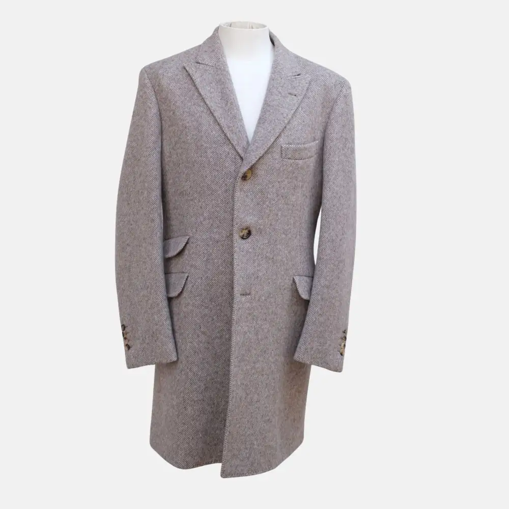 Structured Modern Refined Cashmere Classic Coat