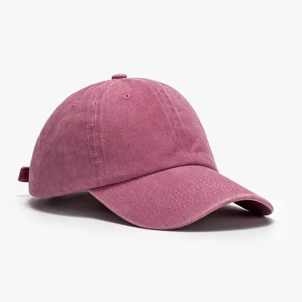 Washed Curved Brim Baseball Cap