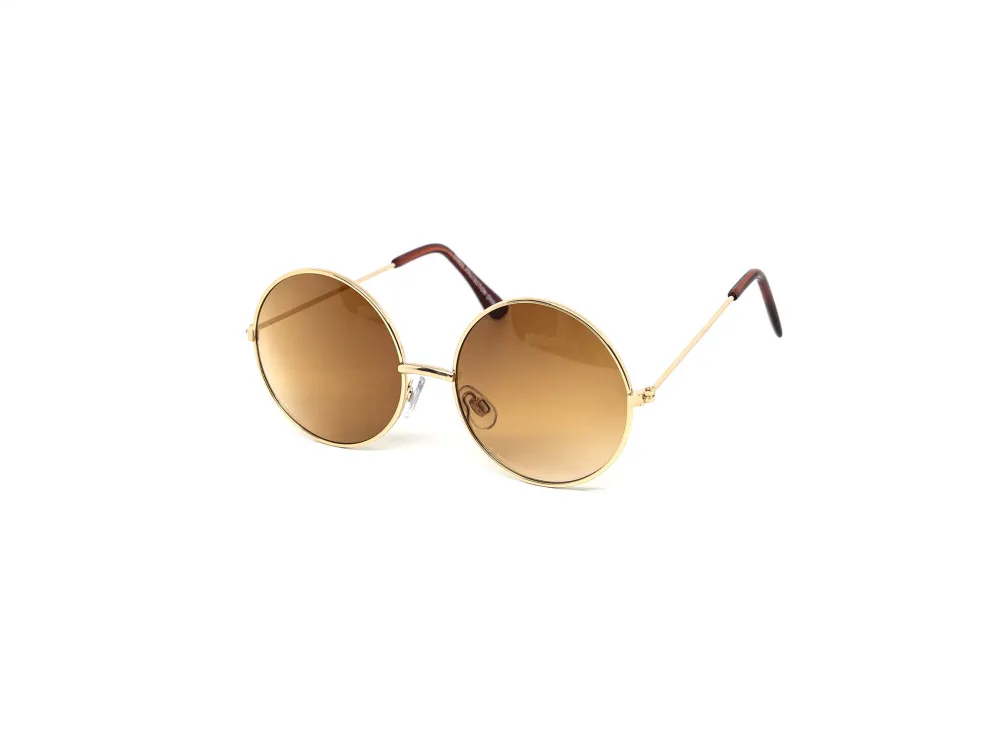 12-Pack Kids Metal Round Gradient Sunglasses