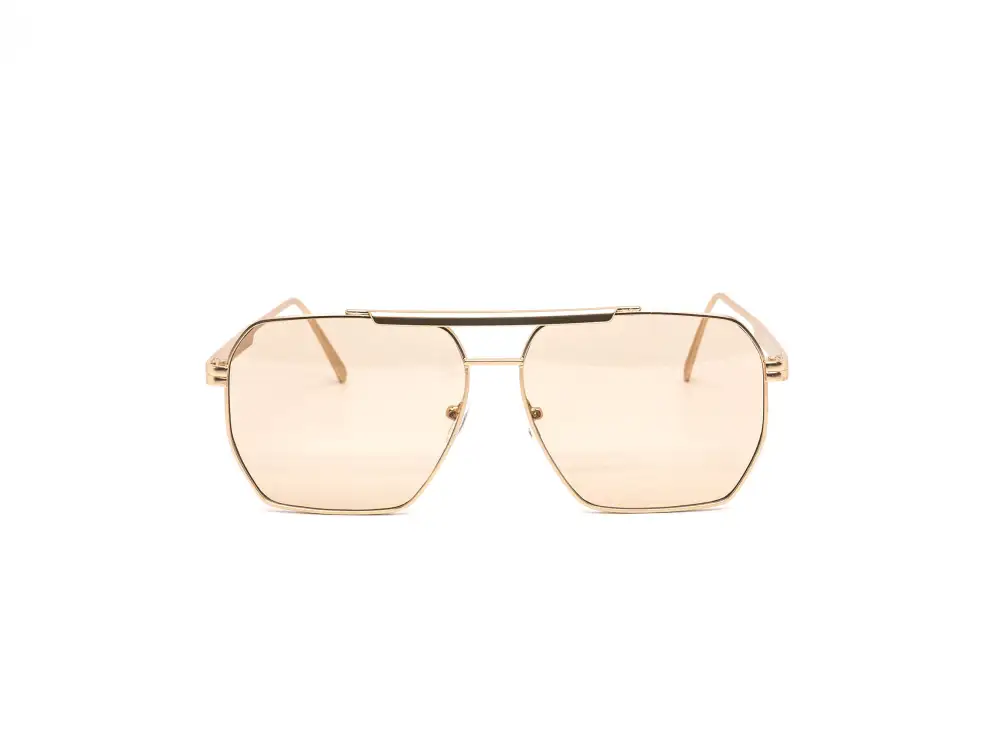 12-Pack Retro Metal Aviator Gradient Sunglasses