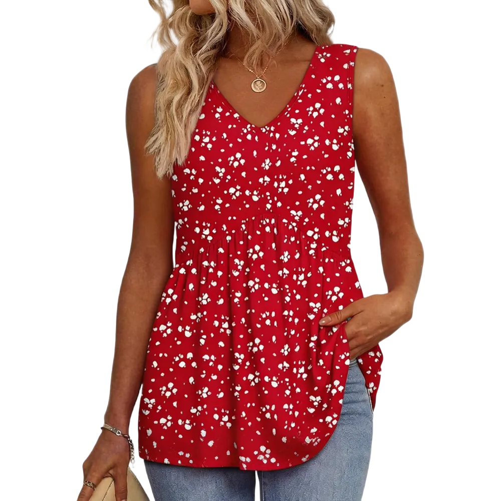 Women's V Neck Tank Tops