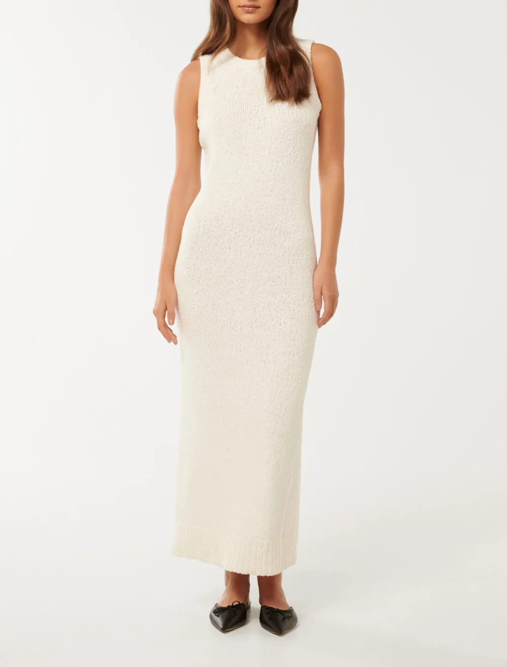 Crew Neck Maxi Dress