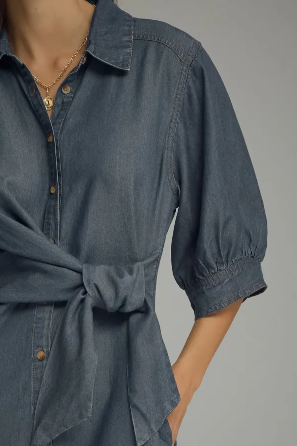 Front Tie Accent Dress