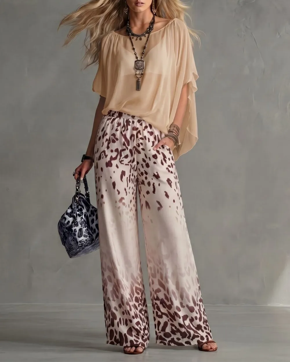 Ombre Leopard Set