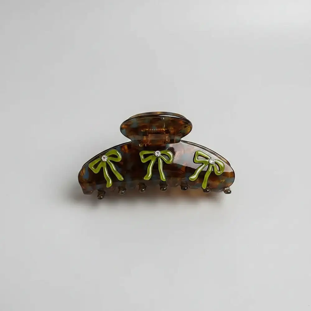 Bow Detail Hair Claw Clip