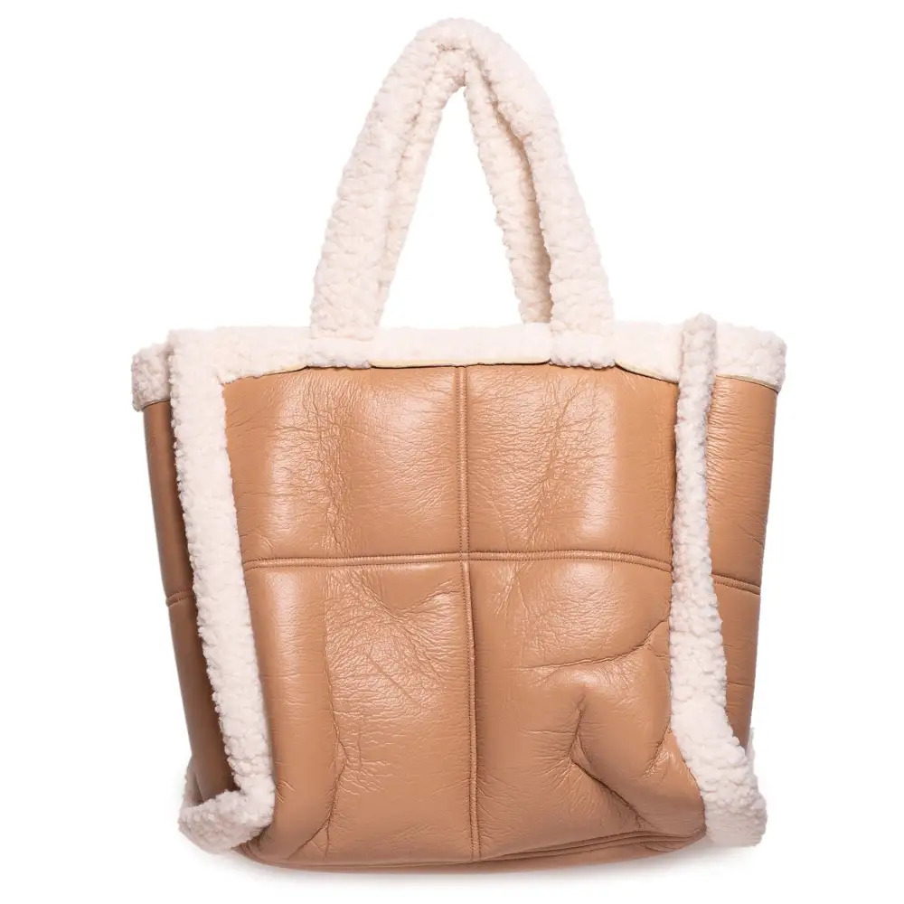 Functional Carry Leather Handbag