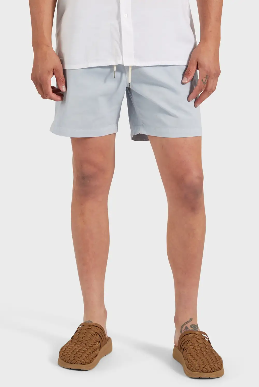 Dove Grey Twill Short