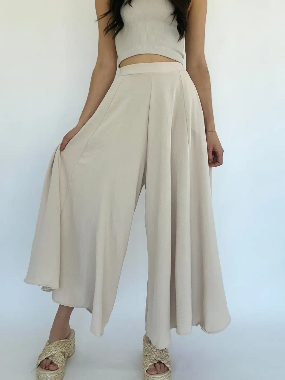 Easy Route Wide Leg Pants