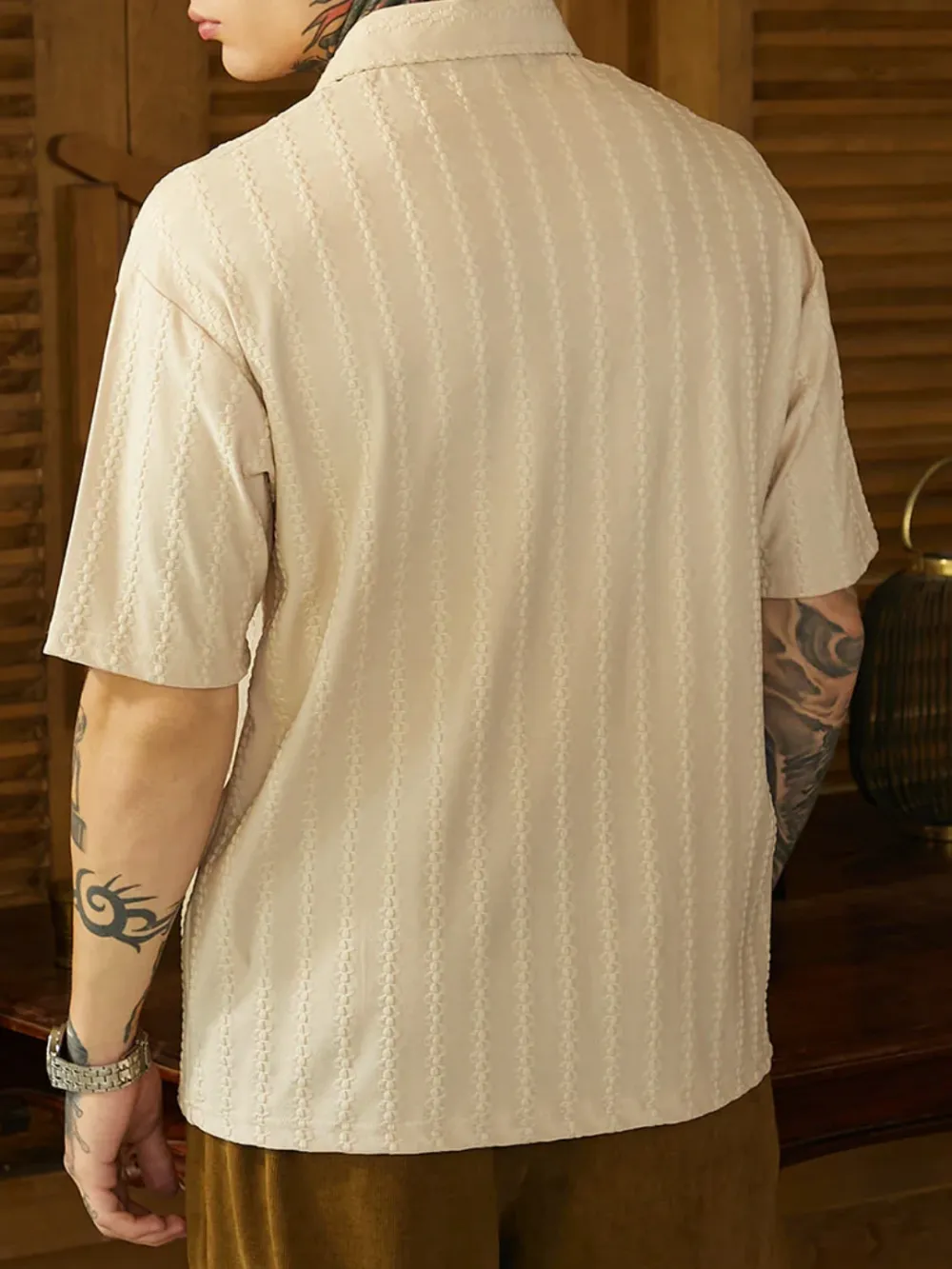 Embroidered Short Sleeve Polo Shirt