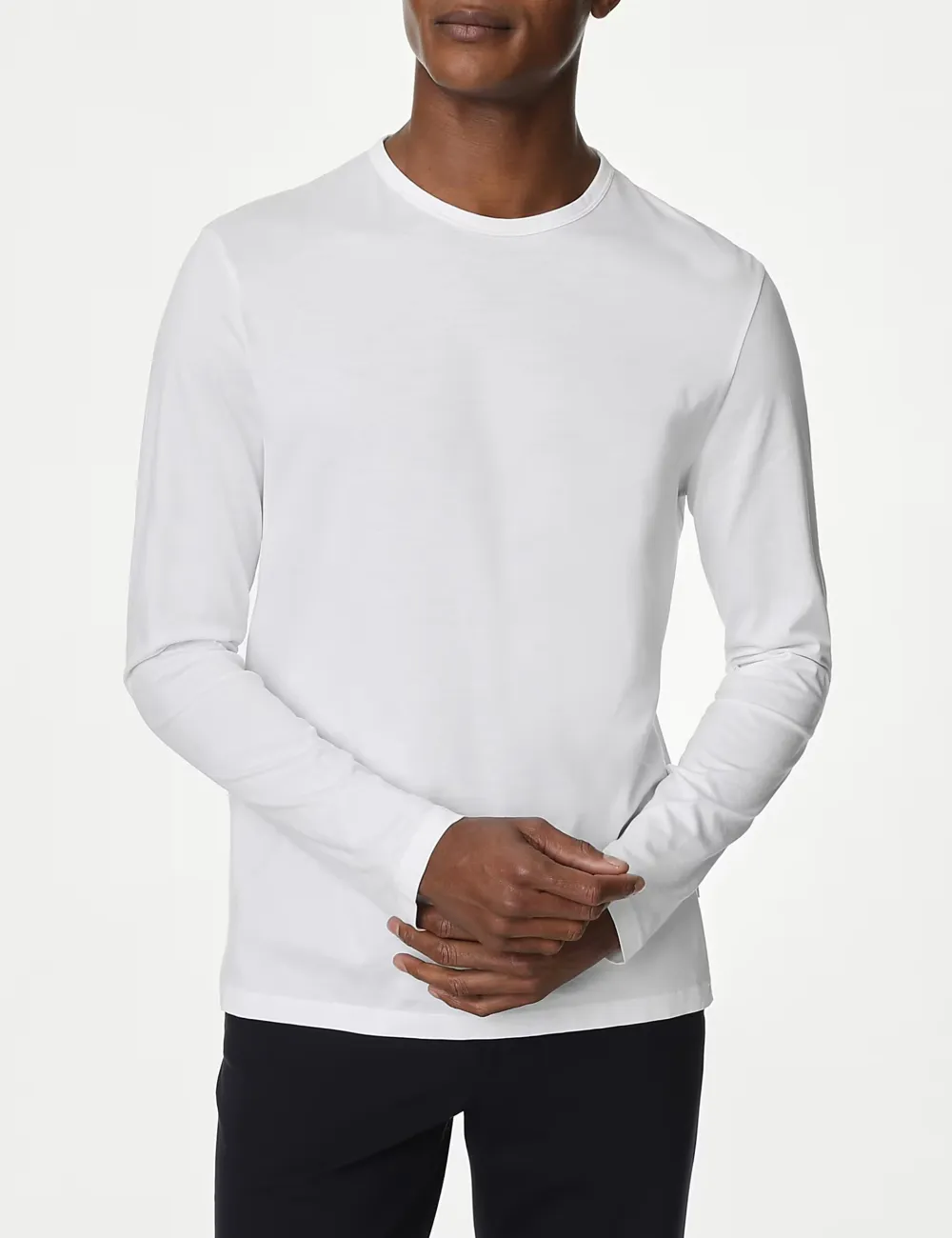Pure Cotton Long Sleeve T-Shirt