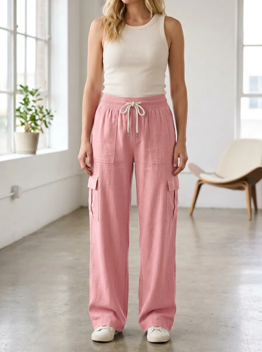 Women's Everyday Cargo Pocket Cargo Cargo Work Pants