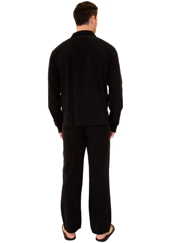Resort Ready Pocket Front Long Sleeve Button Shirt