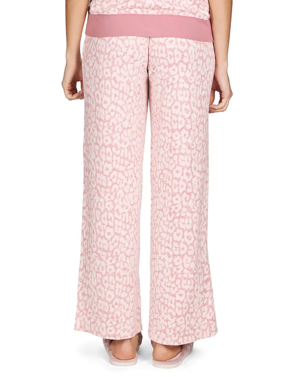 S Soft And Cozy Allover Leopard Print Lounge Pants