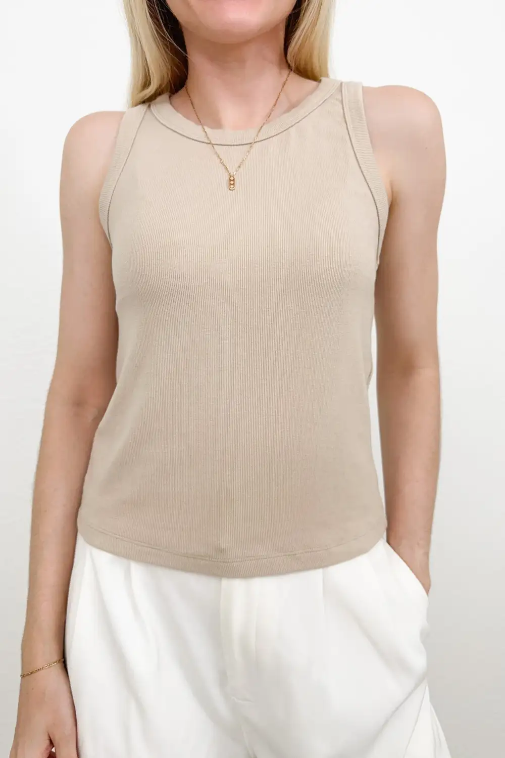 Ribbed Knit Tank Top