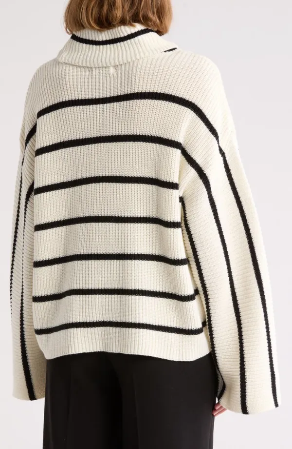 Cropped Turtleneck Sweater