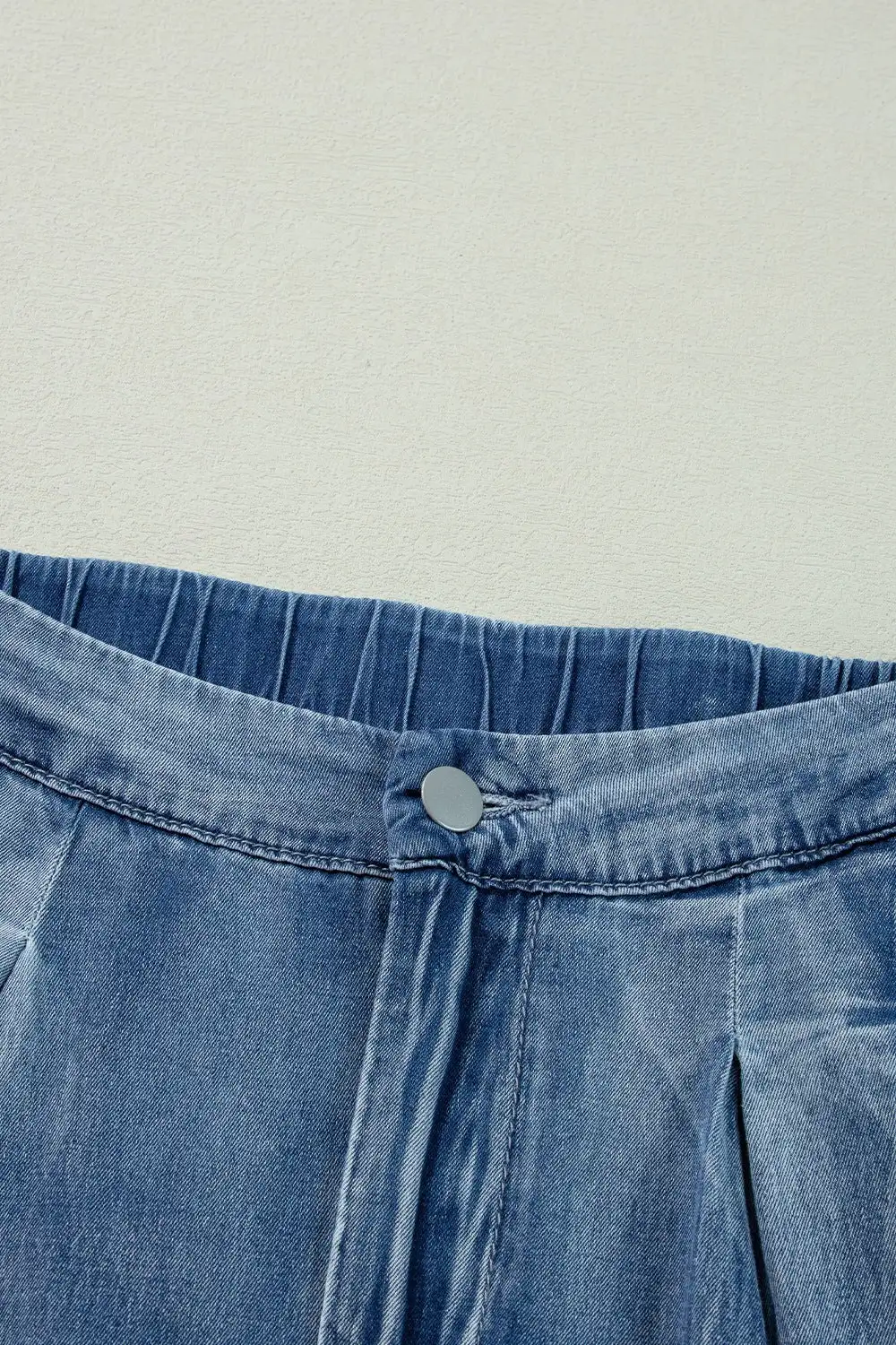 Easy High Waist Wide Leg Denim Jeans