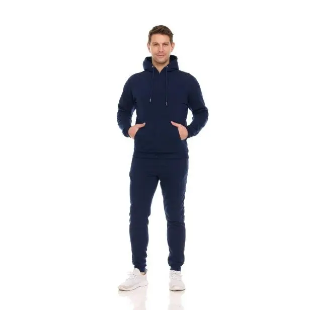 Men’s Fleece-Lined Hoodie & Jogger 2-Piece Set – Stay Warm, Stay Stylish