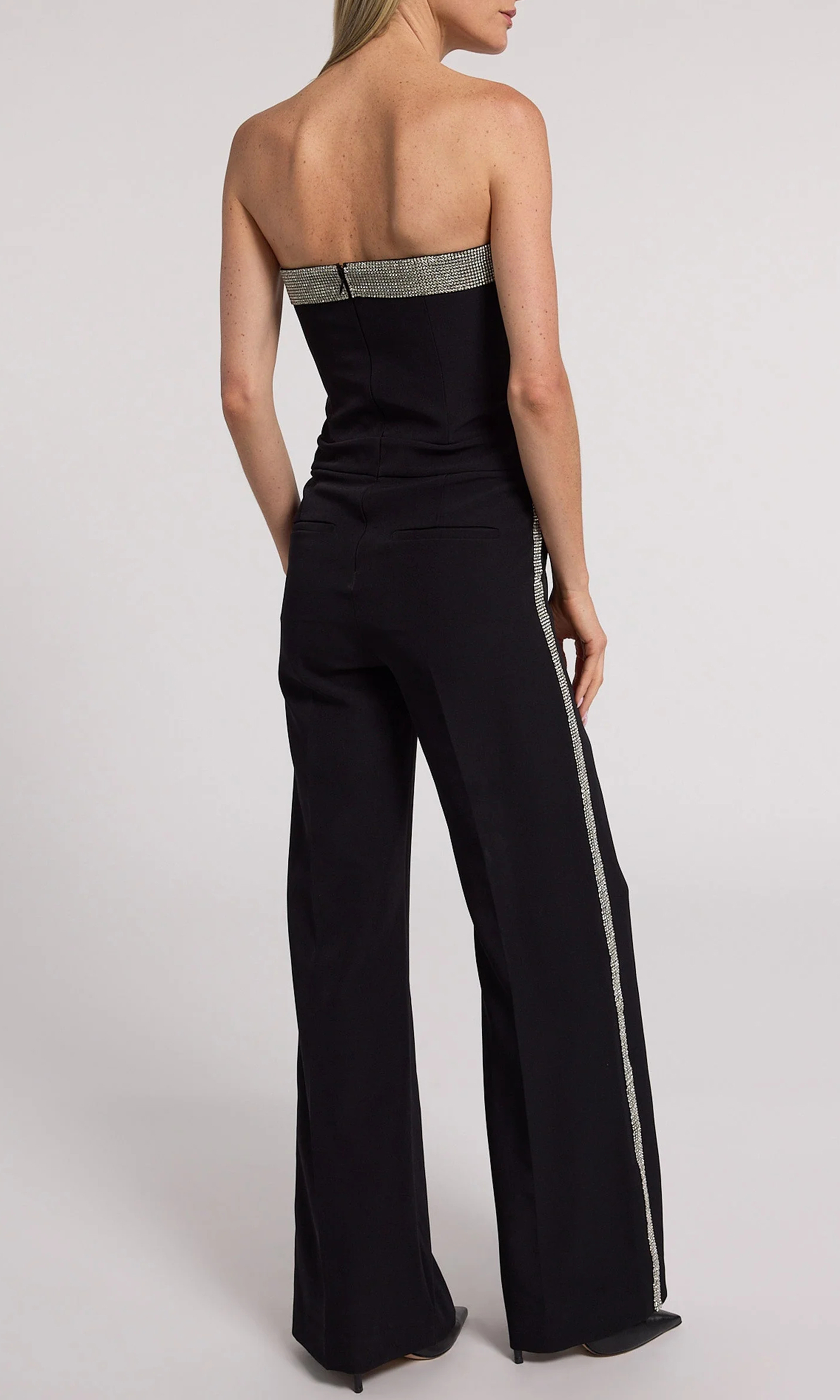 Unique Design Tube Top Jumpsuit