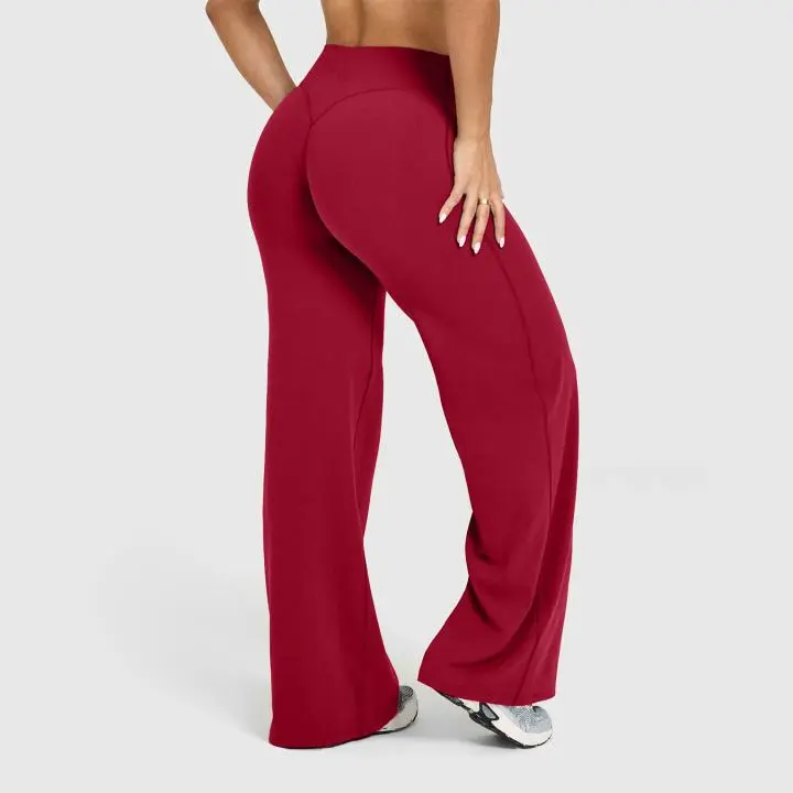 SoftMotion Straight Leg Bottoms Women Workout Leggings Fitness Gym Outdoor Sports Yoga Pants