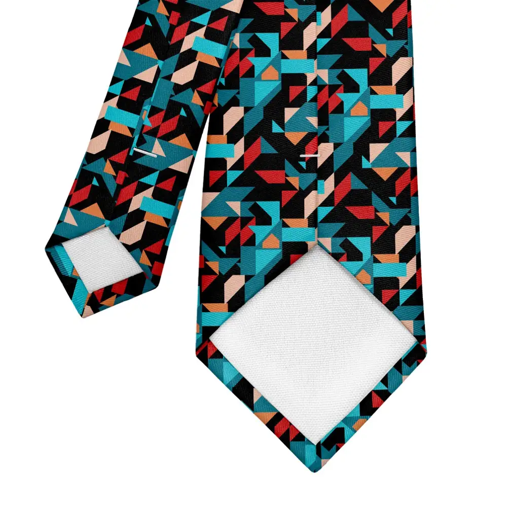Modern Geometric Composition Necktie