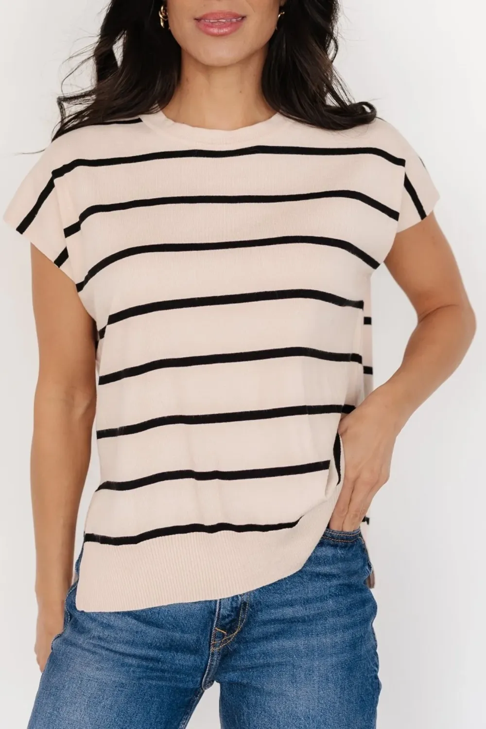 Versatile Striped Casual Breathable Short-Sleeved Shirt
