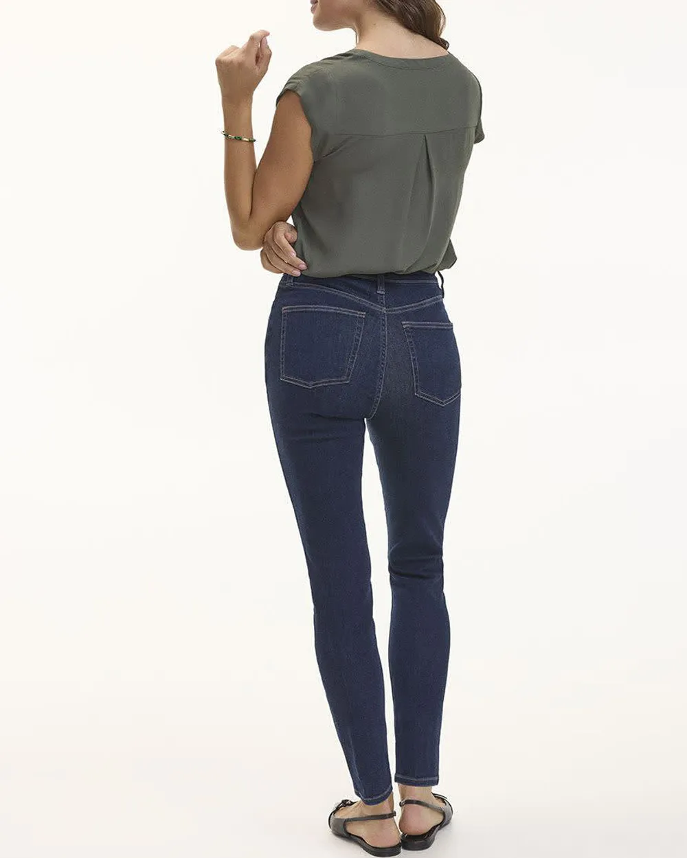 Skinny-Leg High-Rise Jean  Signature