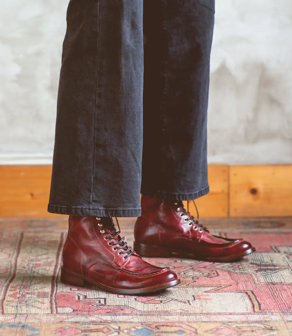 Reinforced Leather Rugged Crafted Ankle Boots