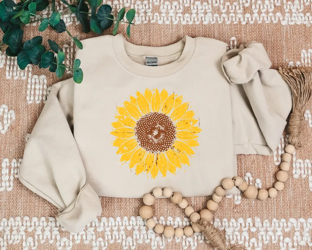 Sunflower Graphic Crewneck Sweatshirt