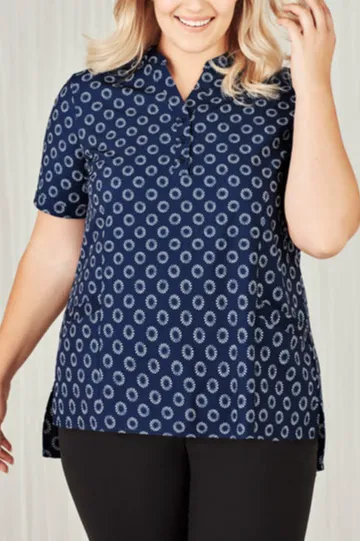 Women's Side Split Short Sleeve Tunic