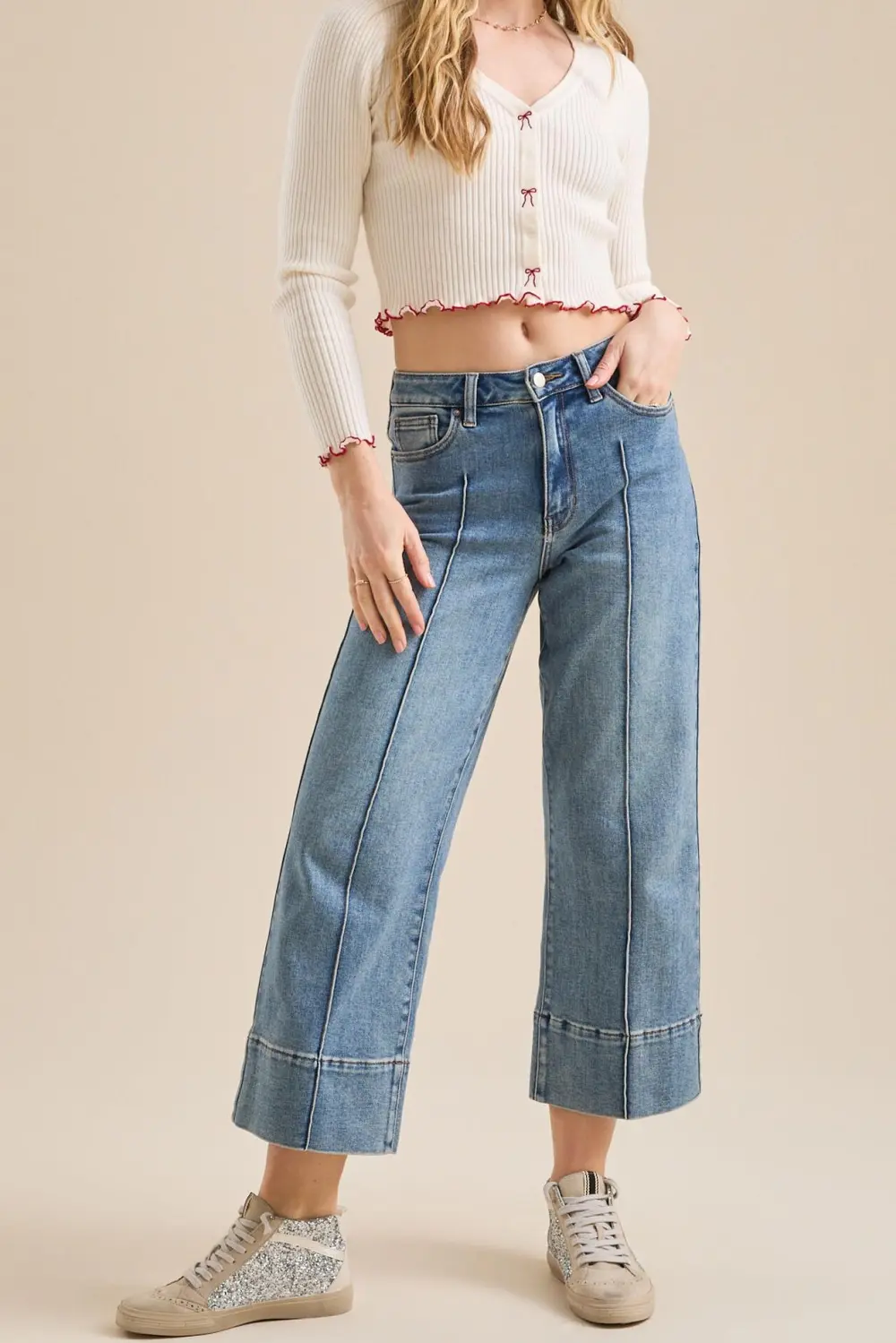 Front Seam Jeans