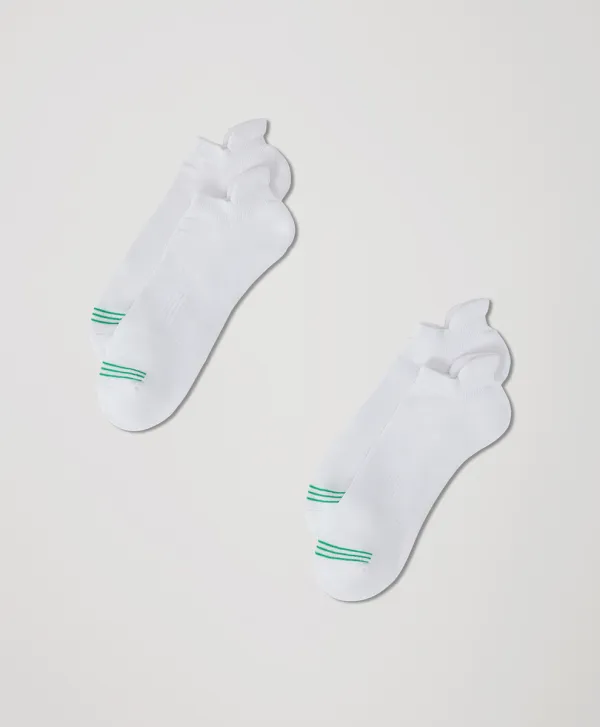 Tabbed Ankle Socks 2-Pack