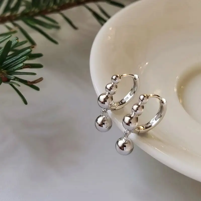 Sterling Silver Hoop Hoop Earrings