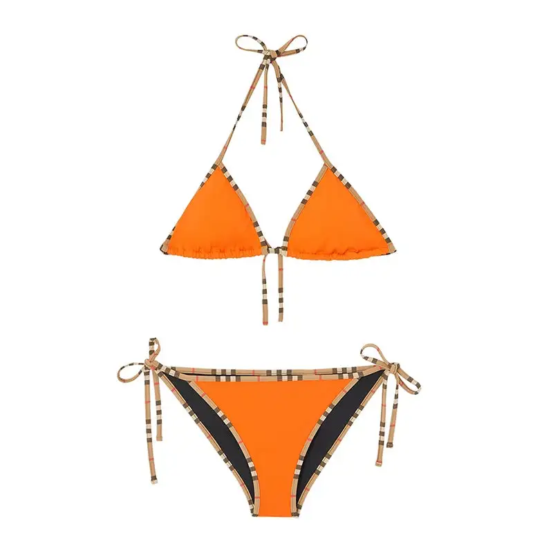 Monaco Check Bikini Set