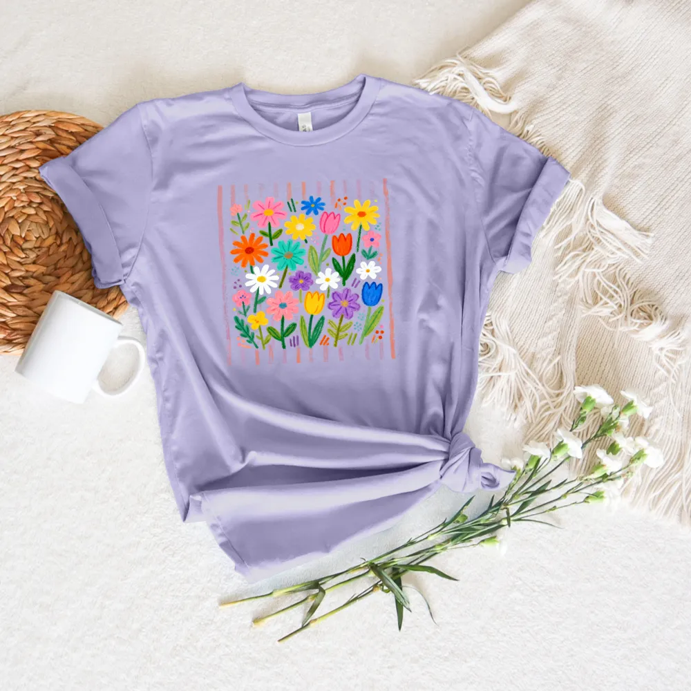 Wildflower Graphic Everyday Tee