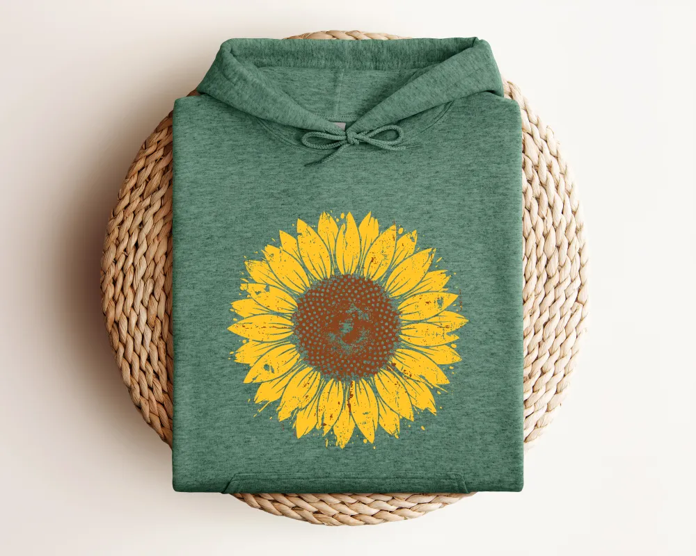 Sunflower Graphic Pullover Hoodie